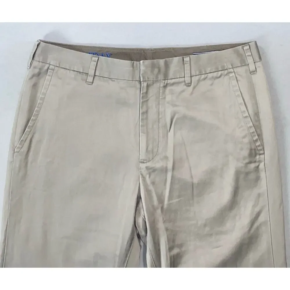 Bonobos Weekday Warriors Slim Fit Friday Gray Cotton Dress Pants. Men's 32X27.